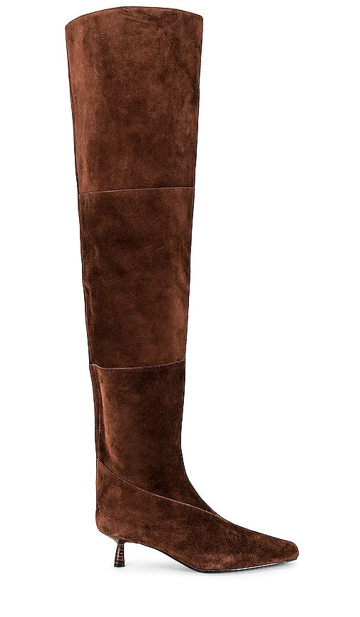 LPA Virna Boot in Chocolate - Botte LPA Virna en chocolat - LPA Virna 巧克力色靴子 - LPA Virna Stiefel in Schokolade - LPA 비르나 부츠 초콜릿 - Stivale LPA Virna in cioccolato