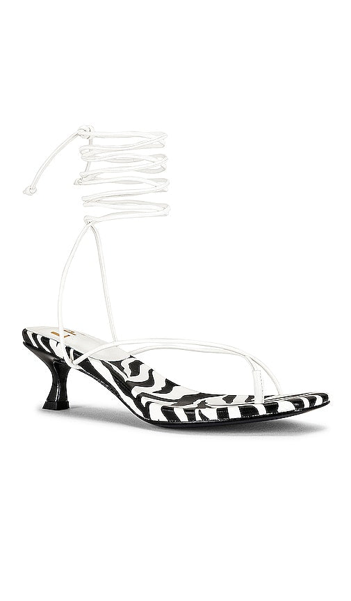 LPA Zoe Kitten Heel in White