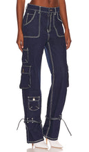 LPA Bea Mid Rise Barrel Cargo in Blue