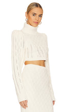 LPA Laraine Cable Turtleneck Sweater in Ivory