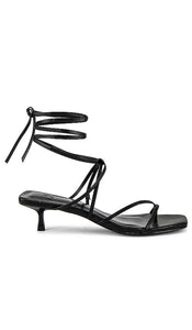 LPA Carmella Heel in Black | Black Open Toe Heels for Women