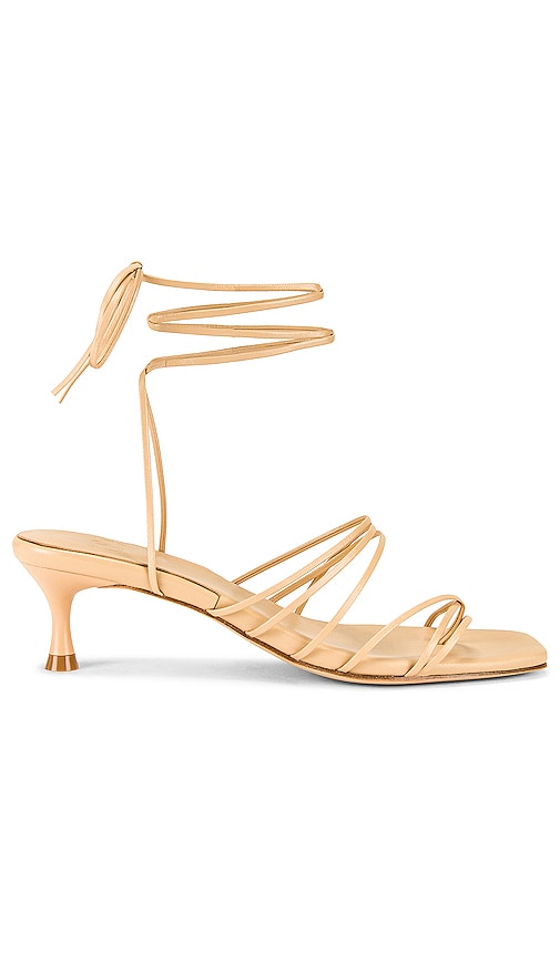 LPA Lucia Heel in Nude | Nude Open Toe Heels for Women