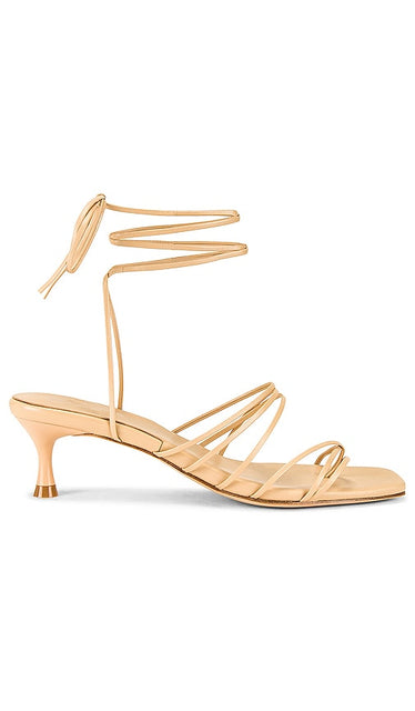 LPA Lucia Heel in Nude | Nude Open Toe Heels for Women