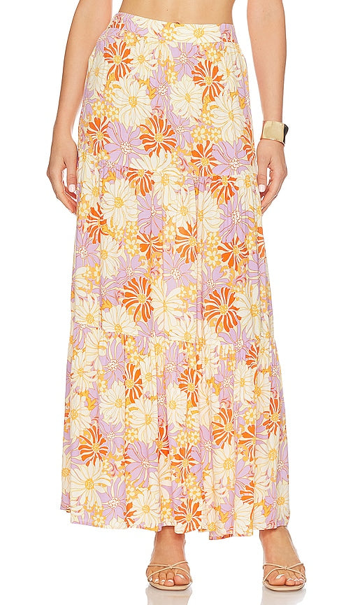 LSPACE Bondi Skirt in Orange - Jupe LSPACE Bondi en orange - LSPACE 橙色 Bondi 半身裙 - LSPACE Bondi Rock in Orange - LSPACE 본다이 스커트 - Gonna LSPACE Bondi in arancione