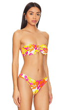 LSPACE Eco Jasper Bandeau Top in Fuchsia, Orange