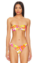 LSPACE Eco Jasper Bandeau Top in Fuchsia, Orange - Haut bandeau LSPACE Eco Jasper en fuchsia, orange - LSPACE Eco Jasper 紫红色、橙色抹胸式上衣 - LSPACE Eco Jasper Bandeau-Top in Fuchsia, Orange - LSPACE Eco Jasper Bandeau 탑 - Top a fascia LSPACE Eco Jasper in fucsia, arancione