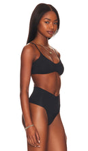 LSPACE Fused Alec Bikini Top in Black