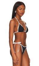 LSPACE Lotus Bikini Top in Black