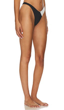 LSPACE Low Tide Bikini Bottom in Black, White
