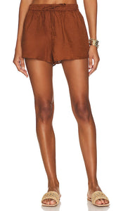 LSPACE Rio Short in Brown - Short LSPACE Rio en marron - LSPACE Rio 棕色短裤 - LSPACE Rio Short in Braun - LSPACE Rio 쇼츠 브라운 색상 - Pantaloncini LSPACE Rio in marrone