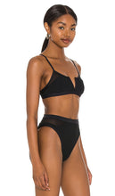 LSPACE Sadie Bikini Top in Black