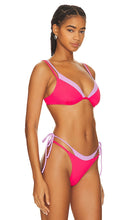 LSPACE Seam-free Fused Zendaya Bikini Top in Fuchsia