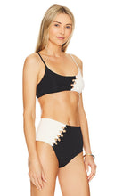 LSPACE Solstice Bikini Top in Black, White