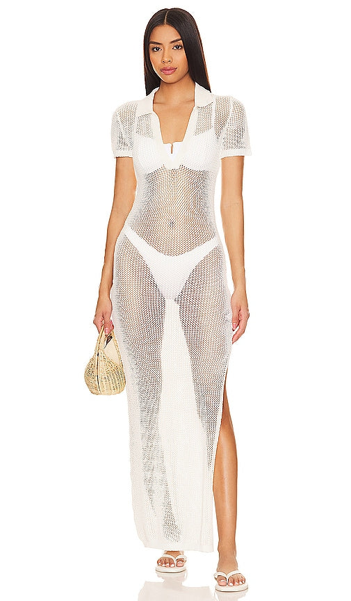 LSPACE Sydney Cover Up in Cream - LSPACE Sydney cache-maillot en crème - LSPACE 悉尼 奶油色遮盖 - LSPACE Sydney Cover Up in Creme - LSPACE 시드니 커버업 크림 - LSPACE Sydney Cover Up in crema