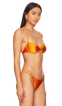 LSPACE Toni Satin Shine Top in Orange
