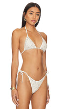 LSPACE X Hanna Montazami Lotus Bikini Top in Beige