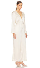 LUNYA Silk Long Sleeve Jumpsuit in White