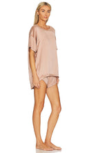 LUNYA Washable Silk Tee Set in Tan