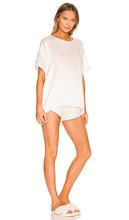 LUNYA Washable Silk Tee Set in White