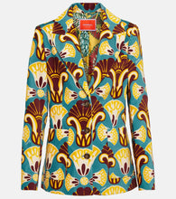 La DoubleJ 24/7 single-breasted velvet blazer