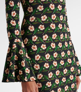 La DoubleJ Alba floral jersey maxi dress