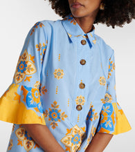 La DoubleJ Artemis printed cotton poplin maxi dress