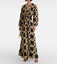 La DoubleJ Camerino silk cr√É¬™pe de chine maxi dress