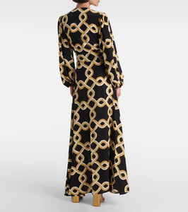La DoubleJ Camerino silk cr√É¬™pe de chine maxi dress