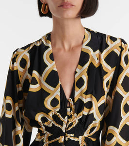 La DoubleJ Camerino silk cr√É¬™pe de chine maxi dress