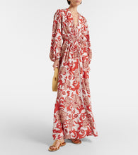 La DoubleJ Camerino silk  de chine maxi dress