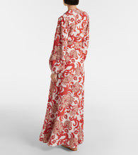 La DoubleJ Camerino silk  de chine maxi dress