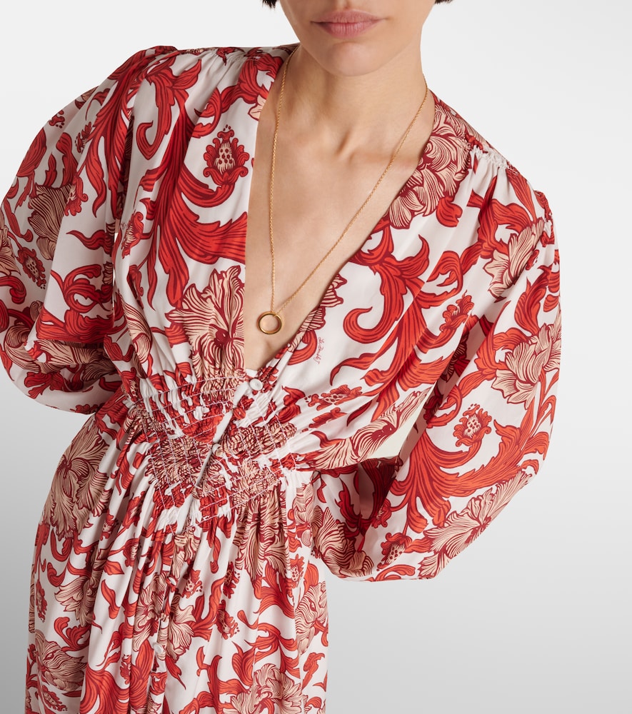 La DoubleJ Camerino silk  de chine maxi dress