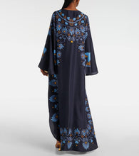 La DoubleJ Flying printed silk voile kaftan