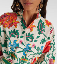 La DoubleJ Foulard printed cotton minidress