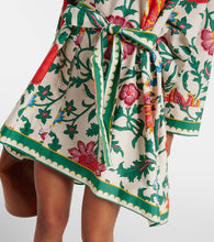 La DoubleJ Foulard printed cotton minidress