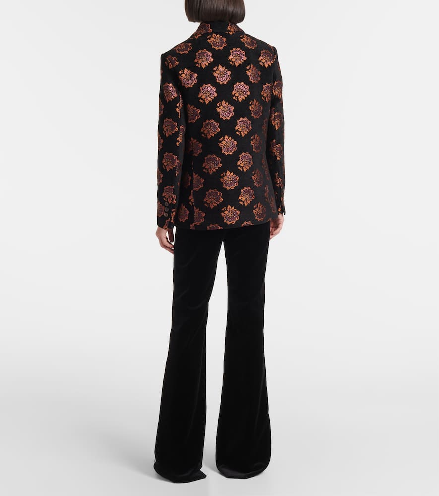 La DoubleJ Kelly floral jacquard blazer