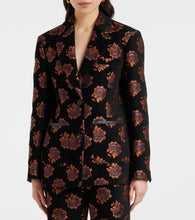 La DoubleJ Kelly floral jacquard blazer
