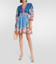 La DoubleJ Margherita printed cotton minidress