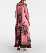 La DoubleJ Muumuu printed silk twill kaftan