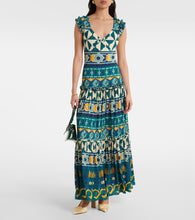 La DoubleJ Pimento printed jersey maxi dress
