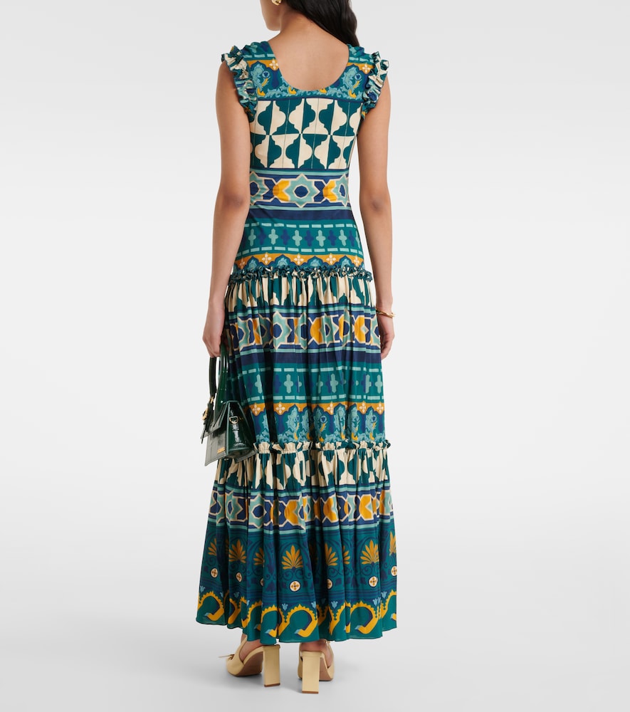 La DoubleJ Pimento printed jersey maxi dress