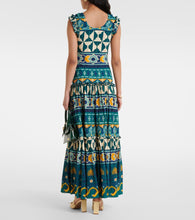La DoubleJ Pimento printed jersey maxi dress
