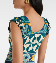 La DoubleJ Pimento printed jersey maxi dress
