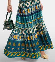 La DoubleJ Pimento printed jersey maxi dress
