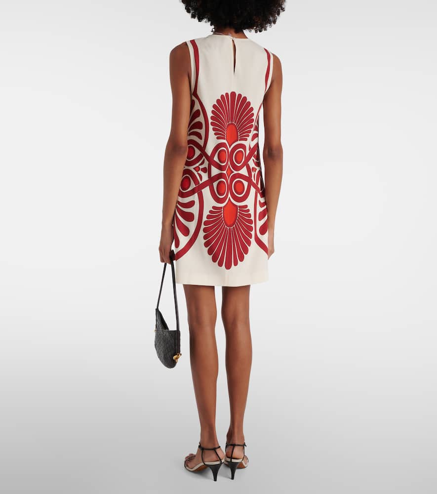 La DoubleJ Printed satin minidress