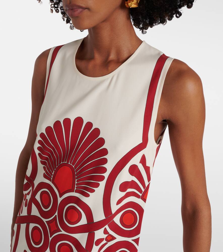 La DoubleJ Printed satin minidress