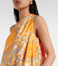 La DoubleJ Roy floral silk twill maxi dress