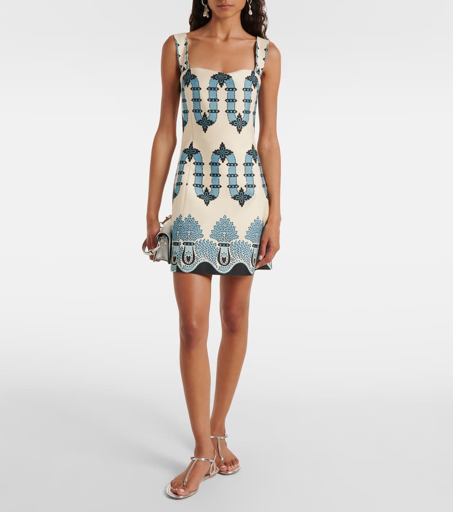 La DoubleJ Sophia printed cotton minidress