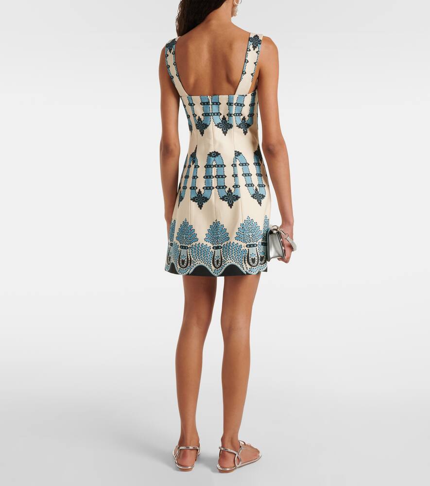 La DoubleJ Sophia printed cotton minidress