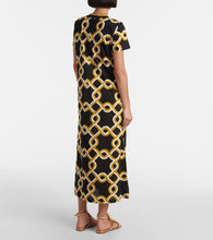 La DoubleJ Sporty Swing printed cotton midi dress